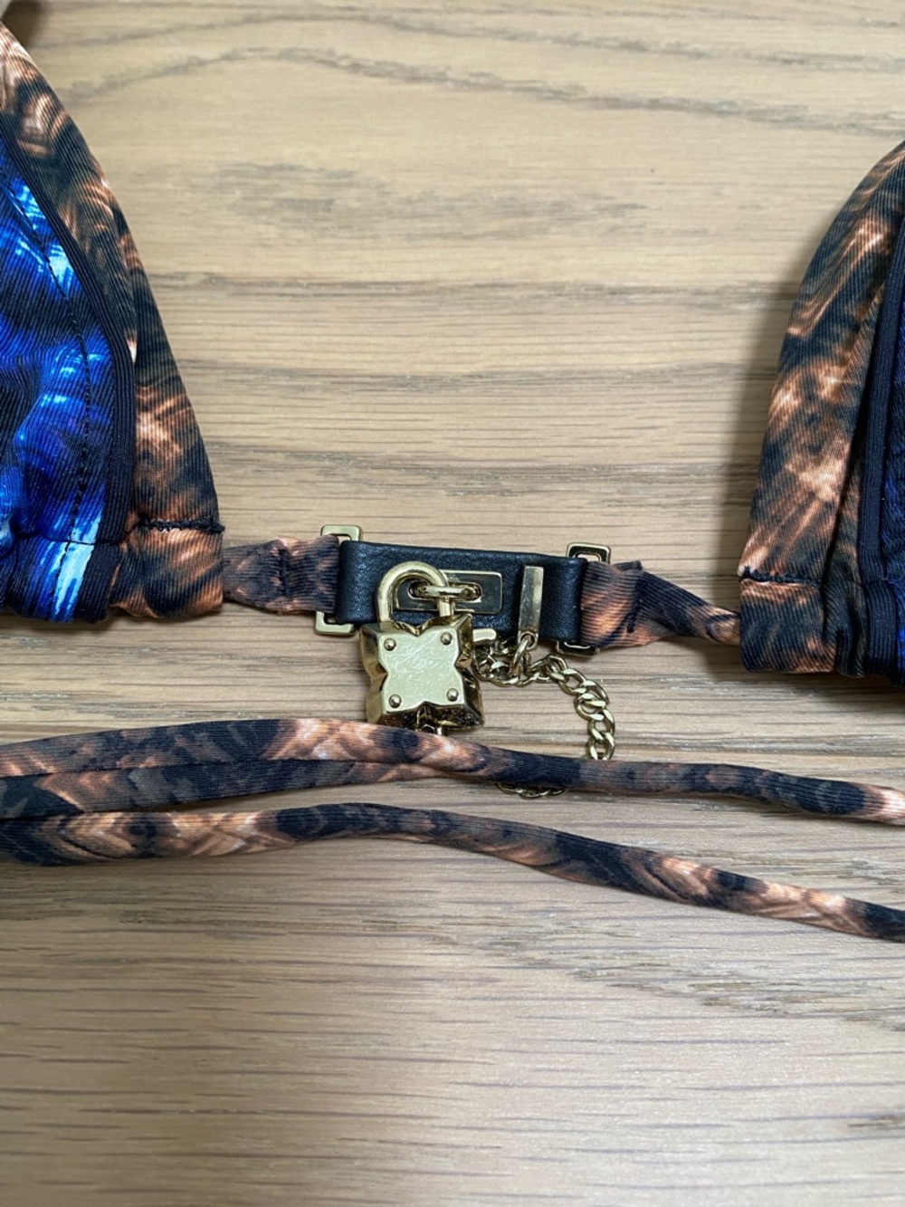 BCBGMaxAzria Bikini Set With Gold Accents - Picture 7 of 14